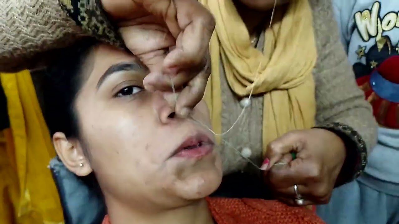 How to master upper lip threading 