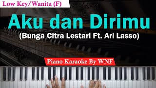 BCL ft. Arilasso Aku dan Dirimu Piano Karaoke Female Lower Key