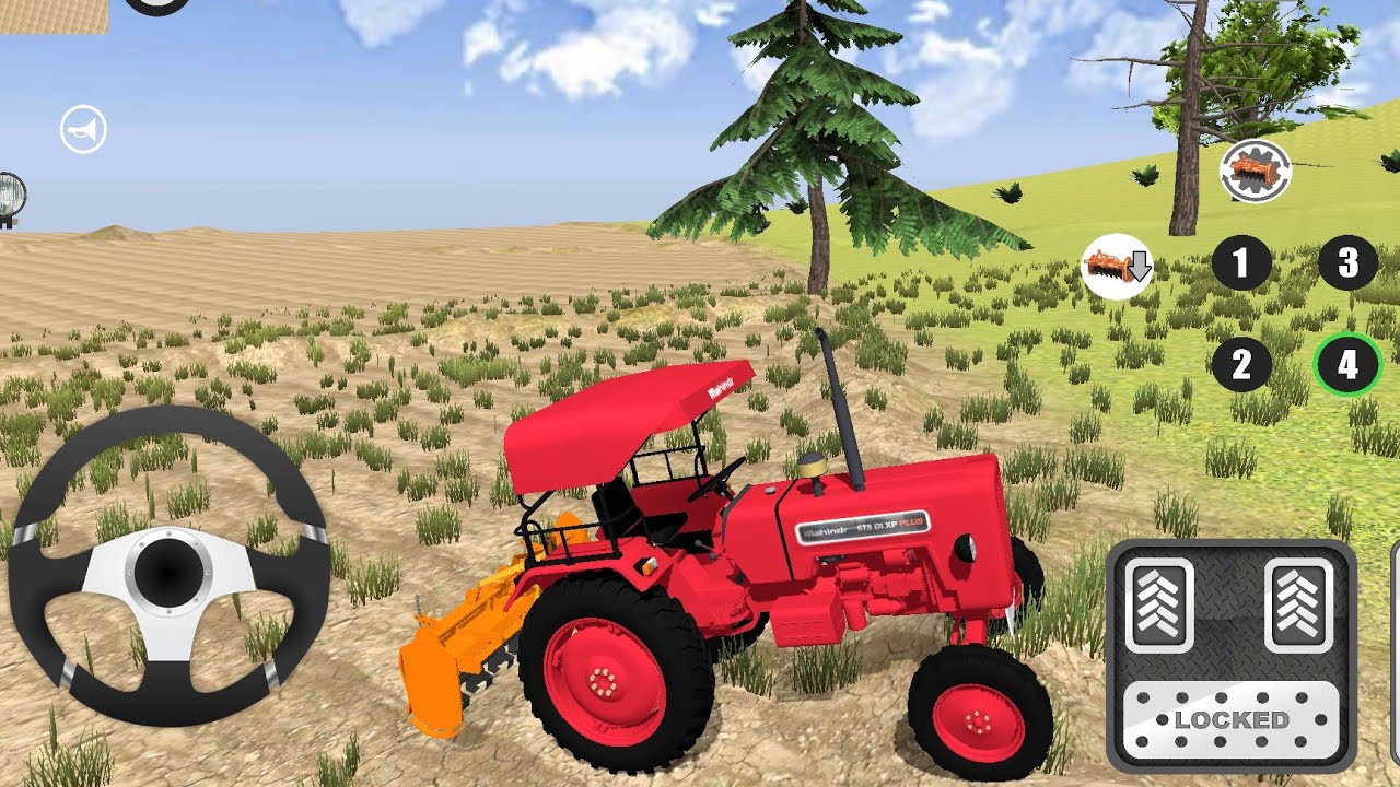Mahindra tractor india Game Play Store download। New ट्रैक्टर।। Game 🎮🎮