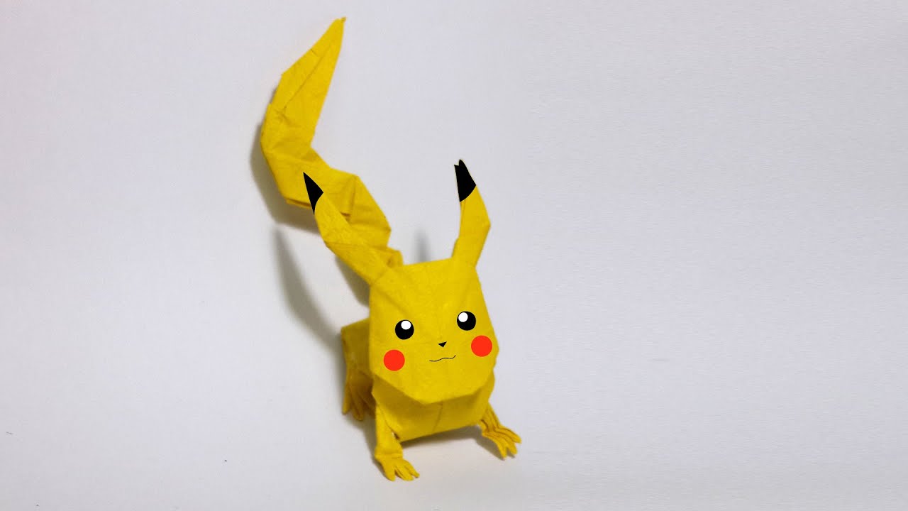 Origami Pokemon - Pikachu (full tutorial) (Henry Phạm) - YouTube
