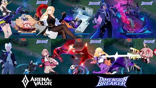 6 Dimension Breaker : Skin Effects | Arena of Valor (Lauriel Valhein Nakroth Violet Tel'annas Airi)