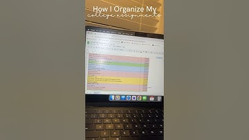 Life Hack: Organizing My Class Assignments 🤍 #collegelife #lifehacks #college
