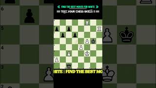 ♟️🔥“Find the Best Moves for White | Winning Chess Ideas Explained” #chessgame #trending #shortvideo