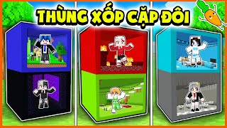 Kamui Thử Thách Sống Trong THÙNG XỐP CẶP ĐÔI Hero Team Trong Minecraft