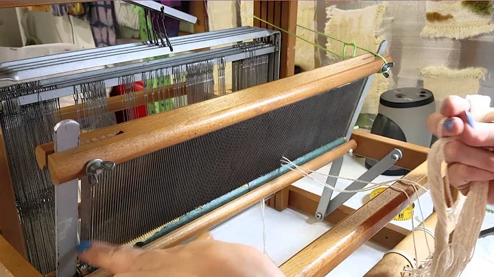 Dressing a loom -front to back
