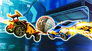 1 NOOB 1 PRO ile Rocket League (Araba Futbolu)