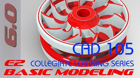 E2 Creo Parametric 6.0 - Basic Modeling 2 Tutorial
