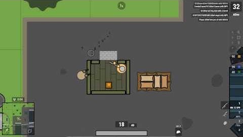 Killing someone with an Explosive Rocks in Surviv.io