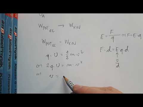 Video: Formel für Elektronengeschwindigkeit?