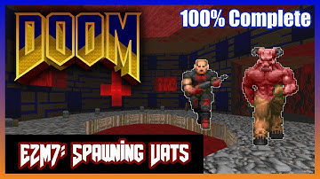 DOOM [4K]  | 100% Complete | E2M7 Spawning Vats