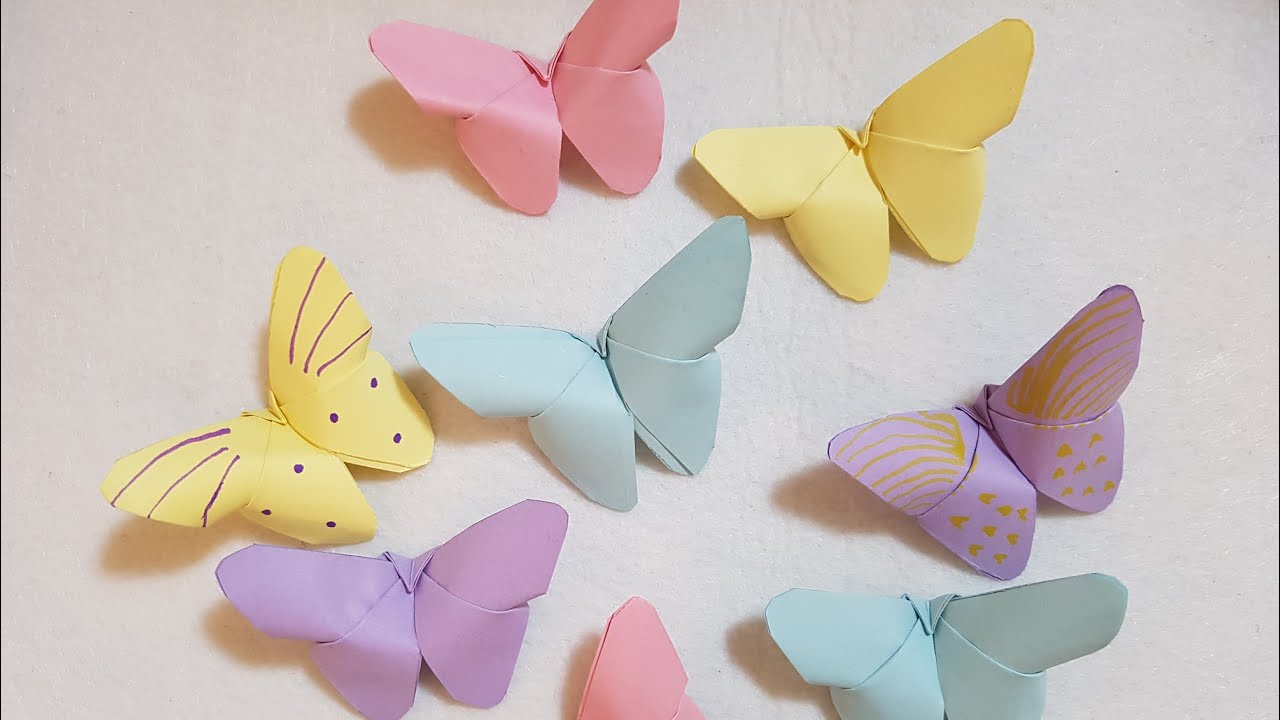 Kağıttan kelebek yapımları Origami Modelleri Kağıttan kelebek yapımları Origami Modelleri