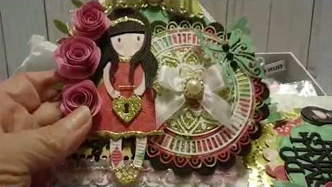 Leap Frog Swap-Gorjuss Girl Tag, Spellbinders Char...