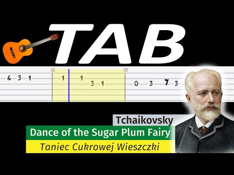 🎸 Dance of the Sugar Plum Fairy (Taniec cukrowej wieszczki) - melodia TAB 🎵 TABY i NUTY W OPISIE 🎼