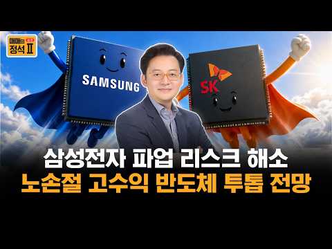 "삼전 파업 리스크 끝, 필라델피아 폭등!" 엔비디아 신기록 속 반도체 투톱 전망 #매매의정석 #현성찬