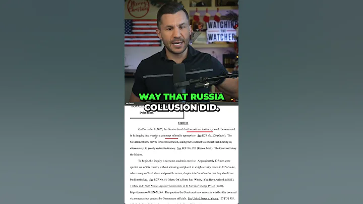 Judge FORCES Live Testimony as Trump Officials Face Contempt Heat