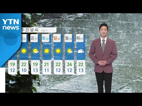 [날씨] 내일 돌풍·벼락 동반 '요란한 비'...한낮에도 서늘 / YTN
