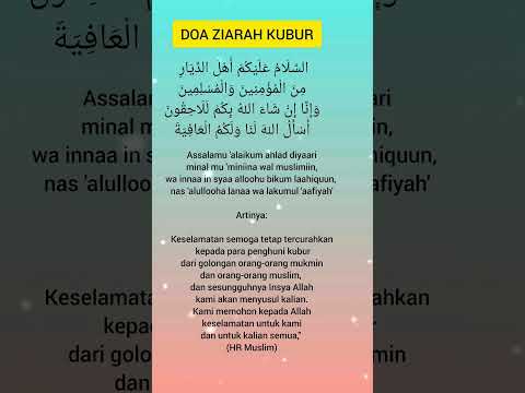 Bacaan Doa Ziarah Kubur [ Bacaan Doa Masuk Makam ]