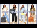 10 CHIC TRAVEL LOOKS FOR 2021 | STYLISH AIRPORT OUTFITS FOR DIFFERENT DESTINATIONS