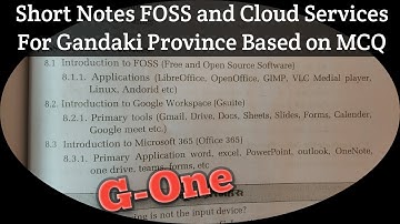 FOSS and Cloud Services|Short Notes| Free and Open Source Software