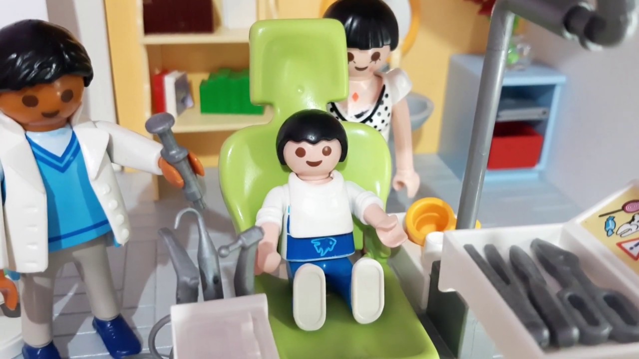 PLAYMOBIL/Ο ΤΖΙΜΙ ΣΤΟΝ ΟΔΟΝΤΙΑΤΡΟ/JIMMI AL DENTISTA/PLAYMOBIL AND BABIES BY AZINA