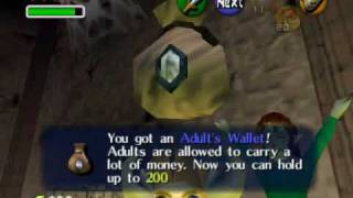 11] The Legend of Zelda: Ocarina of Time Sun Song and Adult's Wallet 