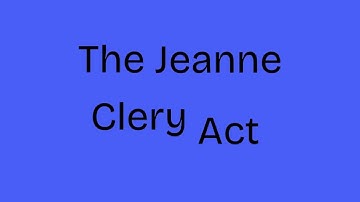 History of Higher Education Podcast Episode - The Jeanne Clery Act by Holden Pate with Tanner Paul