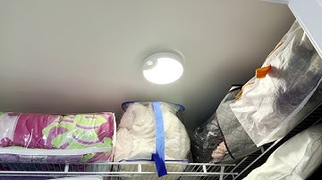 Funlenry Rechargeable Motion Sensor Ceiling Light with Remote Installation and Review