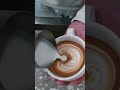 Super easy latte art ☕️ #shorts #youtubeshorts #viral #tiktok #short #trending #coffee #love