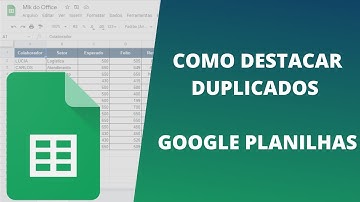 Como DESTACAR DUPLICADOS no Google Planillhas | Google Sheets