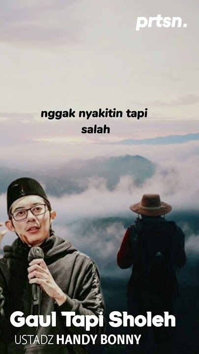 GAUL TAPI SHOLEH ( USTADZ HANDY BONNY ) #shorts
