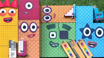 Looking for Numberblocks NEW 7240 Puzzle Tetris Shape ASMR  | Numberblocks Satisfying Video