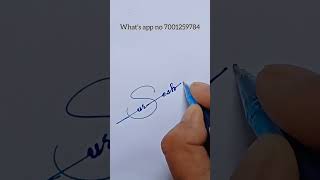 Sign your signature .. Suresh #signature #design #sign #art #youtubeshorts #viralshorts #supersign