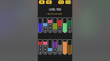 Water sort puzzle level 7031