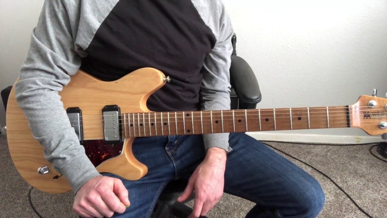 Electric Guitar Praise The King Tutorial in B YouTube