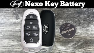 How To Change Hyundai Nexo Key Fob Battery 2019 - 2021 Replace Replacement Nexo Remote Key Batteries