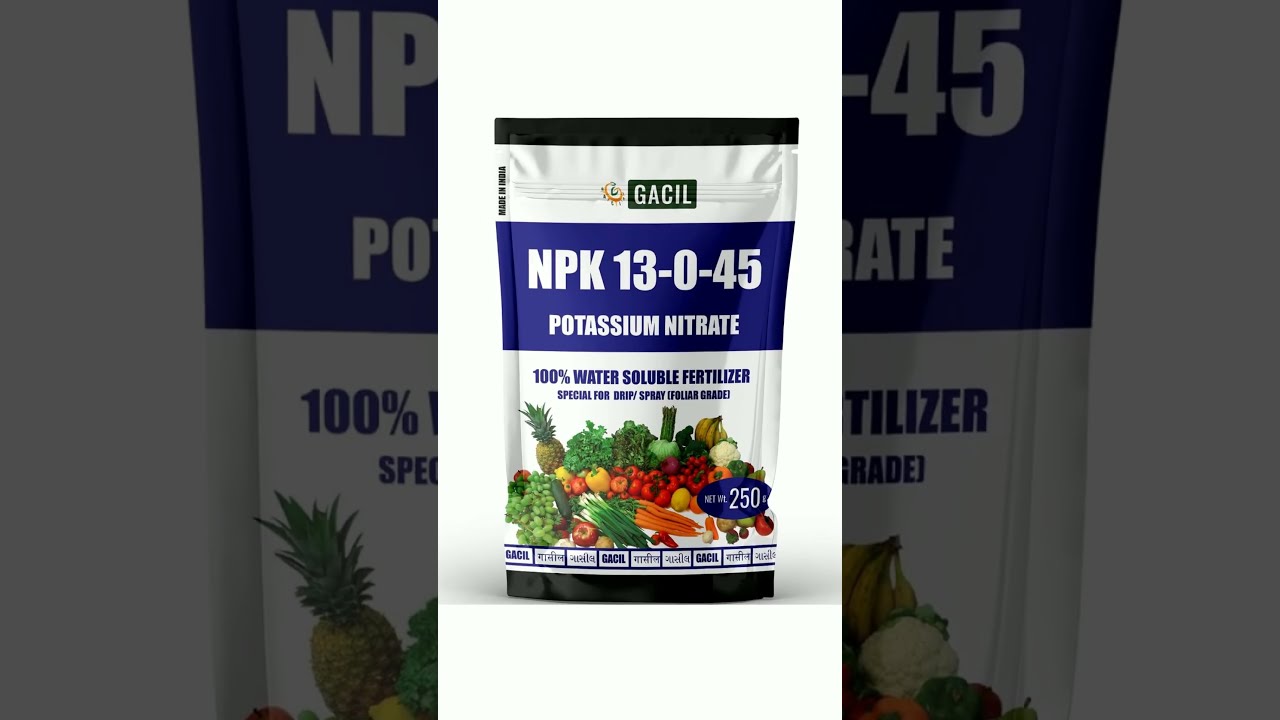 Potassium Nitrate NPK 13 0 45 Water Soluble Fertilizer