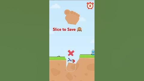 Slice to save level 63 #gaming #funny #ytshorts #short