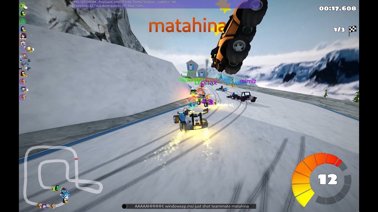 WEIRD Grand Prix 1 of 3 - Rebalanced Laggy Guns - 2026-02-20 - SuperTuxKart