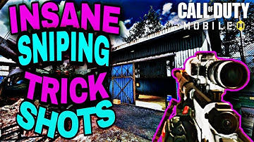 INSANE SNIPING TRICK SHOTS HIGHLIGHTS | CALL OF DUTY MOBILE .