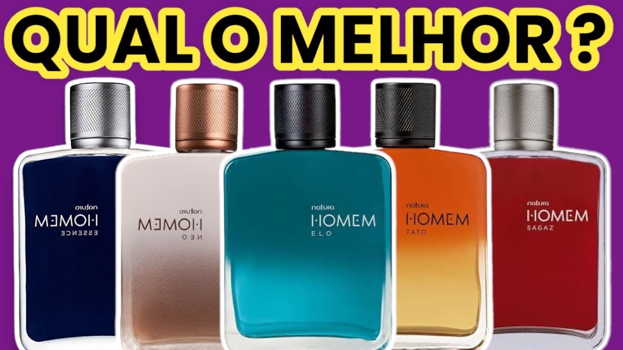 9 PERFUMES LINHA HOMEM ( NATURA ) QUAL O MELHOR ? - YouTube