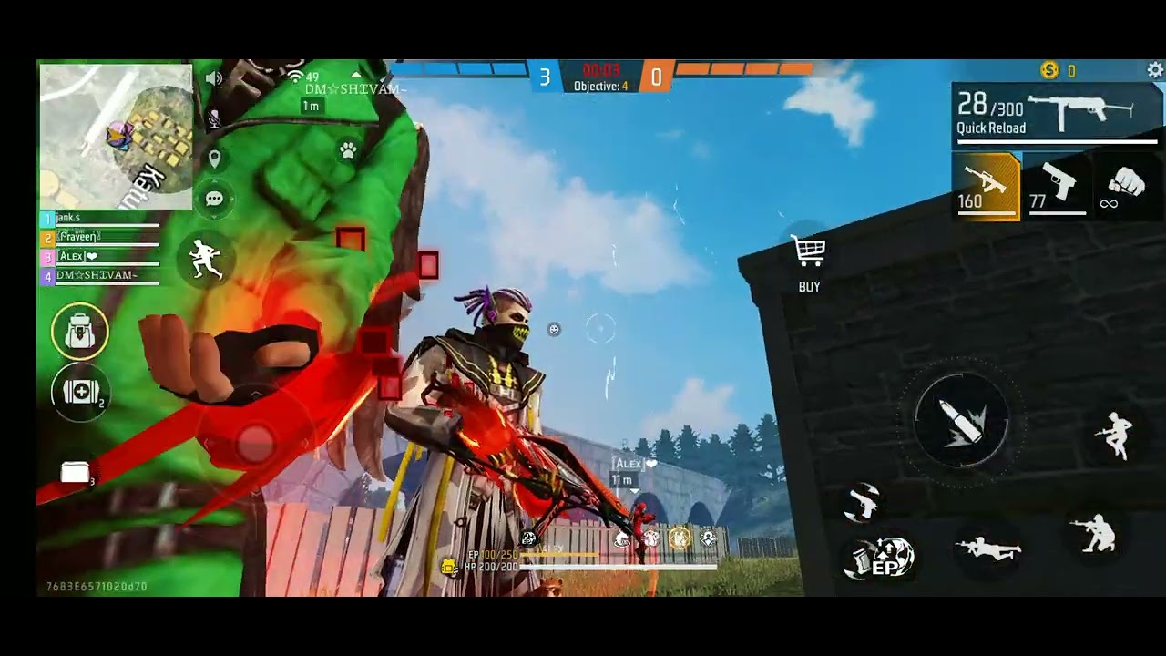 Shadow Of Death FF Gaming/Clash Squad 4 vs 4 /SEP 19Th Match