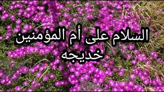 خديجه بنت خويلد زوجه رسول الله (صلى الله عليه وسلم)