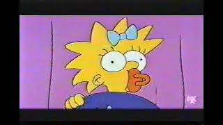 The Simpsons Full intro (1991-2009) with TV-PG LV on FXX 2023 (VHS RIP)