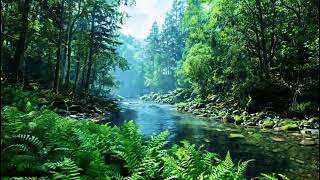Relaxing Lake Sounds in a Quiet Forest | Calm Nature Ambience for Studying and Focus