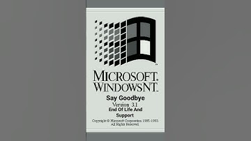 Windows NT 3.1 End Of Life