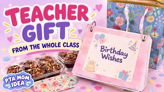 Teacher Birthday Gift From the Whole Class 🎁 | DIY Class Book + Room Mom Idea