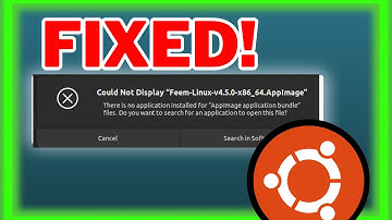 Could not Display App-Image Error Fixed In Ubuntu 20.04,22.04