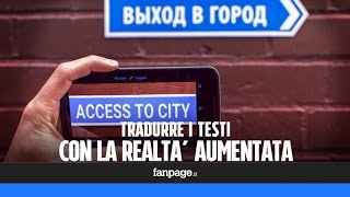 Tradurre un testo con la fotocamera dello smartphone e la realtà aumentata screenshot 2
