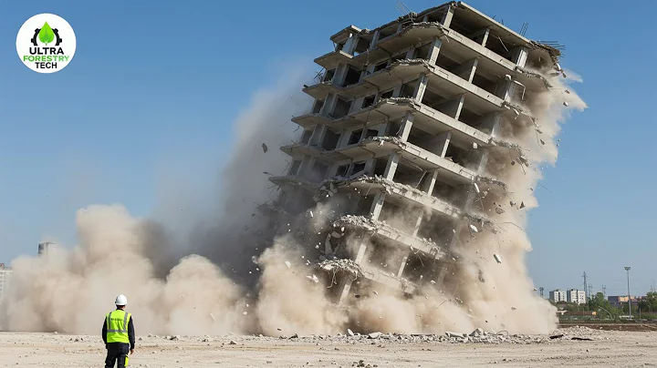 Extreme Fastest Building Demolition Compilation | Amazing Dangerous Crane Operator Skills #16