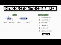 Commerce : Lesson 1 - Introduction to Commerce